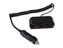 Rexant 16-0224 Размножитель питания авто-прикуривателя (1- 3,шнур 1.5м)