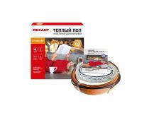 51-0516-3 Теплый пол REXANT Standard RND -50-750 (750Вт/50м, S обогрева,м2: 4,7-6,3) (двух жильный)