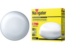 INNOLUX 19978 Светильник светодиодный ДБП-6w с оптико-акустическим датчиком 4000K 450Лм круглый пластиковый IP54