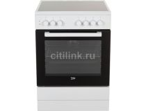 Плита Электрическая Beko FSE67100GWS белый стеклокерамика