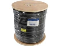 Кабель FTP 4 пары кат.5e катушка 305м 5bites FS5500-305APE-M , для внешней прокладки, с тросом