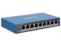 Коммутатор Hikvision DS-3E1309P-EI 8x100Mb 1G 8PoE+ 110W управляемый