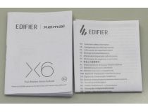 Наушники с микрофоном Edifier X6  Black  (Bluetooth 5.0)