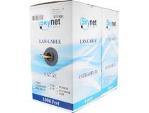 Кабель информационный Lanmaster LAN-5EUTP-LSZH-GY кат.5е U/UTP не экранированный 4X2X24AWG LSZH внутренний 305м серый