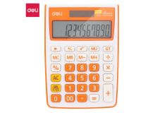 Калькулятор настольный Deli E1238/OR оранжевый 12-разр.