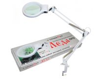 Светильник Трансвит ЛЕДА С20-036 ПДБ50-8-036 (LEDA PRO) настольный на струбцине E27 белый 8Вт