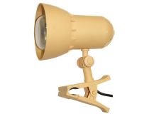 Светильник Трансвит НАДЕЖДА1MINI (NADEZHDA1MINI/YEL) настольный на прищепке E27 ванильный 40Вт