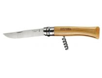Нож перочинный Opinel Tradition №10 10VRI со штопором (001410) 230мм дерево