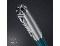 Ручка шариков. Parker 51 Core (2123508) Teal Blue CT M черные подар.кор.