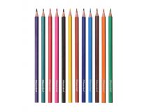 Карандаши цв. Silwerhof 134215-12 Солнечная коллекция 2.6мм шестигран. пластик 12цв. коробка/европод.