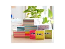 Блок самоклеящийся бумажный Stick`n 21010 76x76мм 400лист. 70г/м2 неон желтый