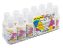 Жидкость коррект. Silwerhof Classic 443032 на основе растворителя кисточка белый 20мл