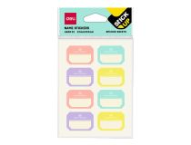 Блок самоклеящийся бумажный Deli Macaron EA60002 6лист. ассорти именные европодвес (упак.:8шт)