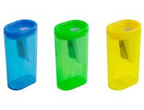 Точилка для карандашей ручная Silwerhof Easy 191098 Народная коллекция 1 отверстие пластик ассорти