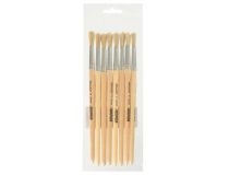 Кисть Silwerhof 983058 оформит. щетина круг. №6 дерев.лакир.ручка