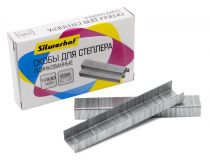 421013 Скобы для степлера 23/8 Silwerhof оцинкованные кор.карт. (упак.:1000шт.)