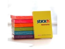 Блок самоклеящийся бумажный Stick`n 21132 51x76мм 100лист. 70г/м2 неон желтый