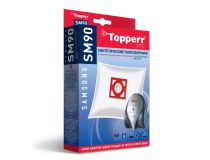 Пылесборники Topperr SM90 1407 сверхпрочные нетканые (4пылесбор.) (1фильт.)