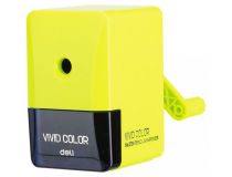 Точилка для карандашей механическая Deli E0736 1 отверстие пластик ассорти коробка