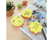 Блок самоклеящийся бумажный Stick`n 21358 67x67мм 250лист. 70г/м2 неон 5цв.в упак. вырубной круг 