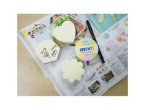 Блок самоклеящийся бумажный Stick`n 21833 67x67мм 250лист. неон ассорти цветок 