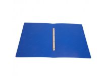 Папка на 4-х кольцах Бюрократ -0827VA3BLU A3 верт. пластик 0.8мм кор.27мм синий