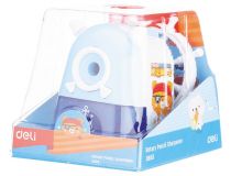 Точилка для карандашей механическая Deli Sailor E0665 1 отверстие пластик ассорти