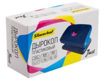 Дырокол Silwerhof Just макс.:10лист. пластик синий отв.:2