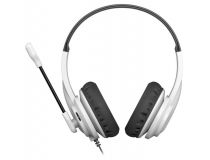 Наушники с микрофоном A4Tech HS-10 Black/White (шнур 2м, с регулятором громкости)