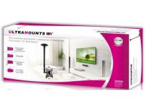 ULTRAMOUNTS UM890 Потолочный кронштейн (VESA75/200, 17-43 , 30кг)