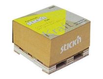 Блок самоклеящийся бумажный Stick`n 21816 76x76мм 400лист. коричневый Kraft Notes палета 