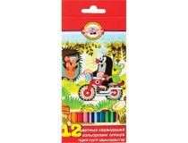 Koh-I-Noor 3652012026KSRV Карандаши цветные шестигранные  Крот  (12шт)