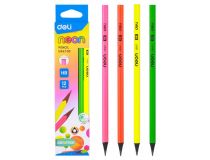 Карандаш ч/г Deli EU54700-1 HB трехгран. пластик коробка (1шт)