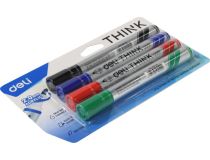 Deli EU00101 Набор маркеров для досок (4шт)