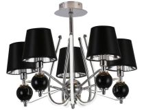 Hiper H809-5 Люстра HIPER H809-5 5E2760Вт BLACK/CHROME
