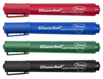 Silwerhof Prime 1461187  Набор маркеров перманентных (4шт)