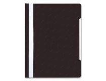 Бюрократ 816294-PS20blck Папка-скоросшиватель, A4, прозрачныйверхний лист, чёрный (цена за 1шт, в уп. 20шт)