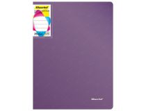 Папка с 10 прозр.вклад. Silwerhof Perlen 292911-73 A4 0.6мм карман сиреневый металлик