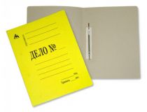 Скоросшиватель Silwerhof СК260MЖ картон мелованный 0.4мм 260г/м2 желтый