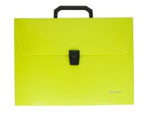 Портфель Silwerhof 322715-02 1 отдел. A4 пластик желтый неон