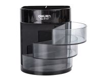 Настольный набор Deli E38253 (12 предметов) пластик черный