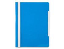Папка-скоросшиватель Бюрократ -PS20AZURE A4 прозрач.верх.лист пластик голубой 0.12/0.16