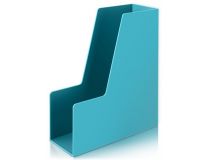 Лоток вертикальный Deli ENS022BLUE Nusign для бумаг A4 синий пластик