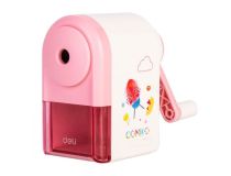 Точилка для карандашей механическая Deli E0641S 1 отверстие пластик ассорти