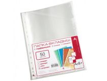 Папка-вкладыш Бюрократ СуперЛюкс -060G/25 глянцевые А4+ 60мкм (упак.:25шт)