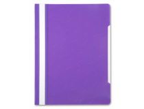 Папка-скоросшиватель Бюрократ -PS20VIO A4 прозрач.верх.лист пластик фиолетовый 0.12/0.16