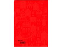 Папка-уголок Silwerhof City 255176 гладкий A4 пластик красный