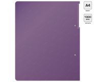 Папка на 2-х кольцах Silwerhof Perlen 271957-73 A4 1мм кор.38мм внутр. с вставкой сиреневый металлик