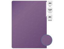 Папка с 80 прозр.вклад. Silwerhof Perlen 292981-73 A4 1мм карман сиреневый металлик