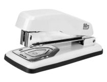 E0414S/GRAY Степлер Deli E0414S/WHITE 24/6 26/6 (25листов) белый 50скоб коробка